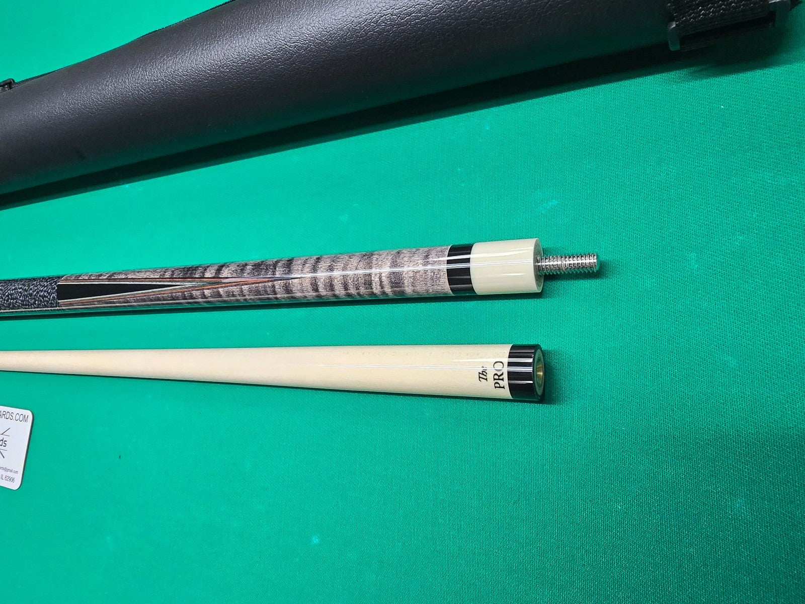 Meucci Econo 1 Pool Cue 19oz w/ 12.5mm Pro Shaft! Free Hard Case!