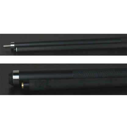 Bull Carbon LD11 Onyx Matte Cue | Leather Wrap | Carbon Fiber Shaft Pool Cue