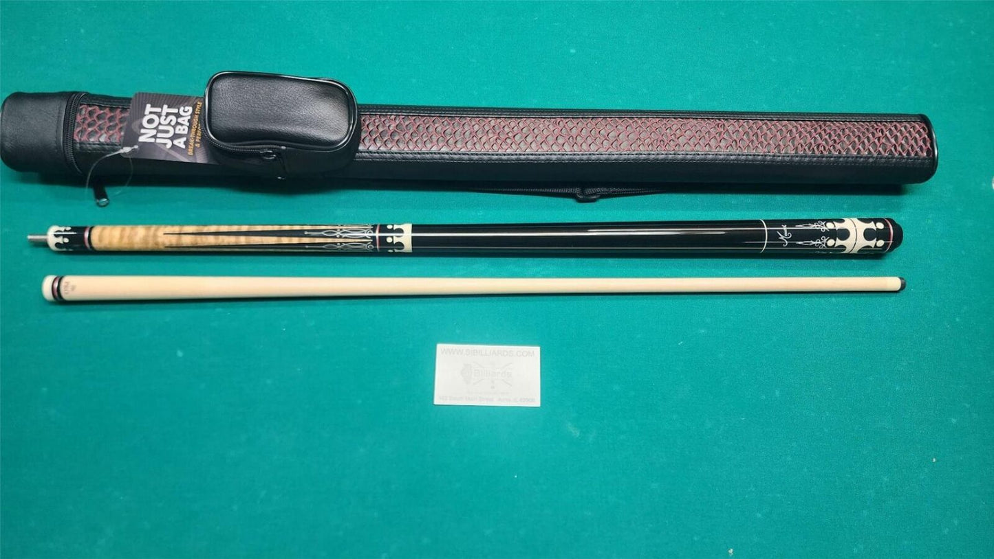 Meucci 21st Century 1 Pool Cue 19oz w/ 12.5mm Pro Shaft! Free Hard Case!