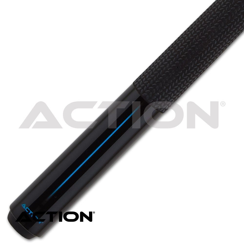 Action ABK07 Black with Blue Stripe Break Cue - 25oz! New! Free Shipping!