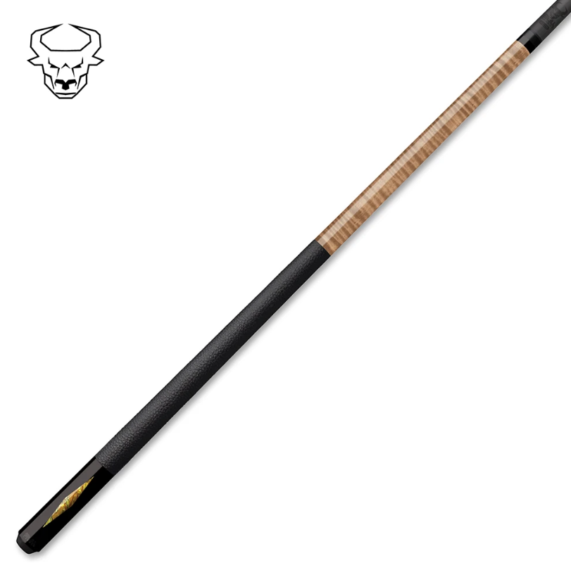 Bull Carbon BCD2GD Pool Cue – Golden Topaz Abalone - Carbon Fiber Shaft –Uni‑Loc