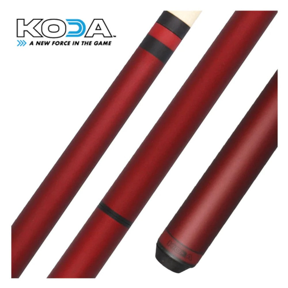 KODA KDHJBG Heavy Hitter Break/Jump Cue | Matte Burgundy | 14mm Phenolic Tip |