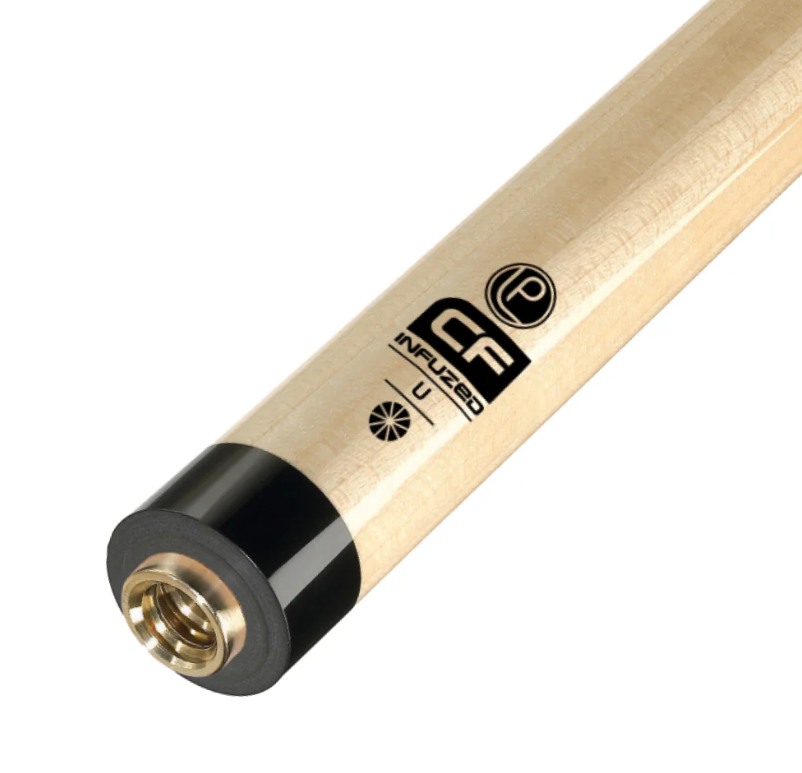 Lucasi Pro Maple 10‑Splice Cue w/ CF InFUZED Shaft – Choose Joint & Size