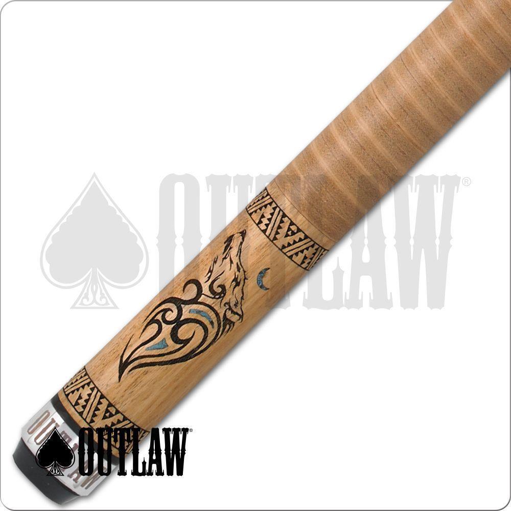 Outlaw OL33 Pool Cue Design Branded by hand Turquoise Colored 19oz Free Shipping