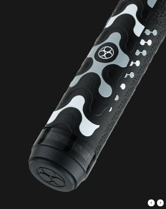 Poison VX Jump/Break Cue with Venom Carbon Fiber Shaft - Black/Gray 13mm