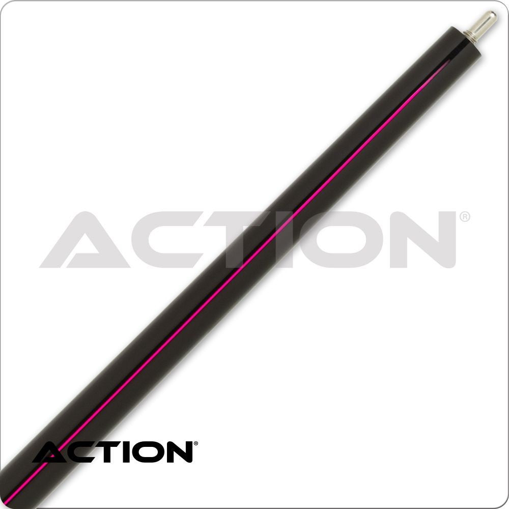 Action ABK12 Black with Pink Stripe Break Cue - 25oz! New! Free Shipping!