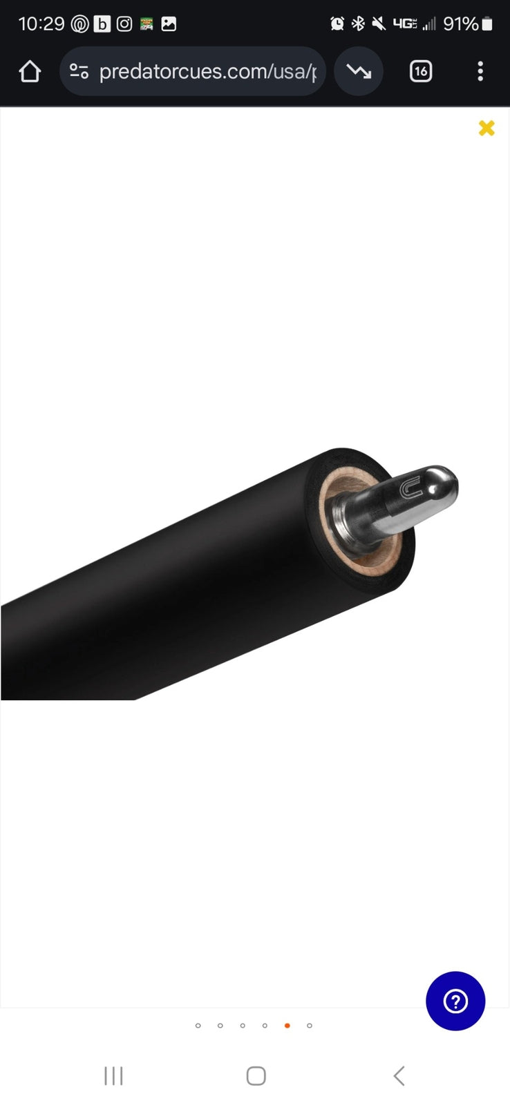 New Predator Air Rush Jump Cue - No Wrap