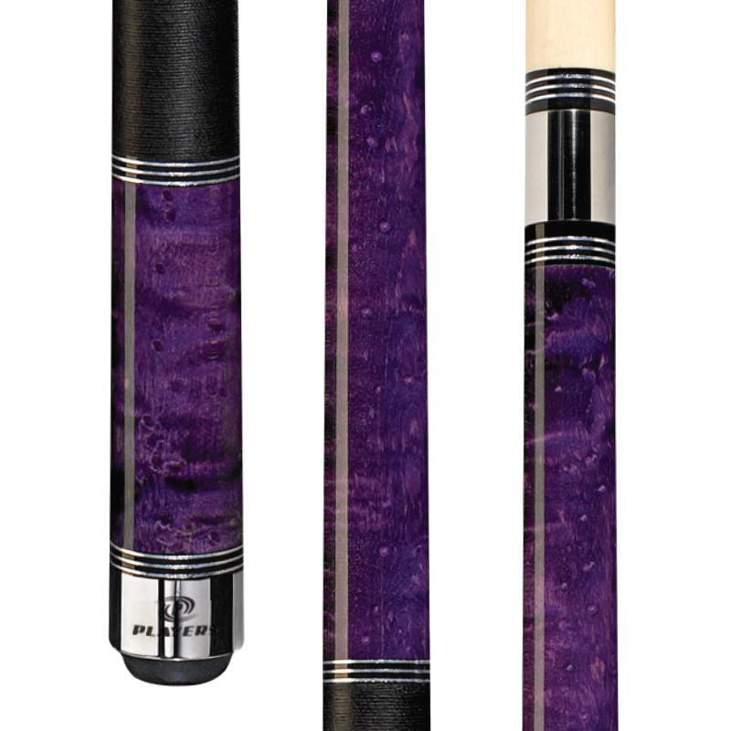 Players C-965 Triple Silver Rings Pool Cue Free Shipping Lifetime Warranty! New!