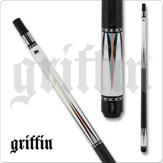 Griffin GR63 Pool Cue w/ Joint Protectors & FREE Shipping 19oz 