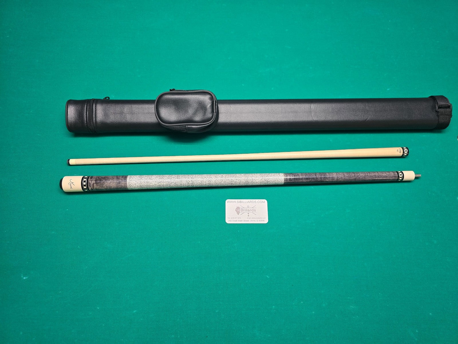 Meucci JS-S Pool Cue | 12.5mm Pro Shaft + FREE Hard Case | Brand New | Fast Ship
