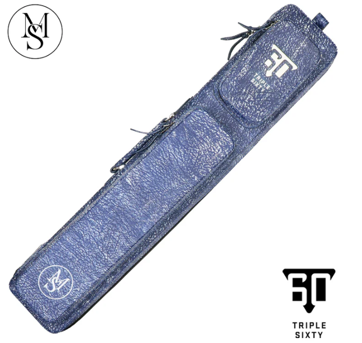 Triple 60 Margaret Styer Limited Edition 3x6 Custom Two-Tone Blue/White Leather