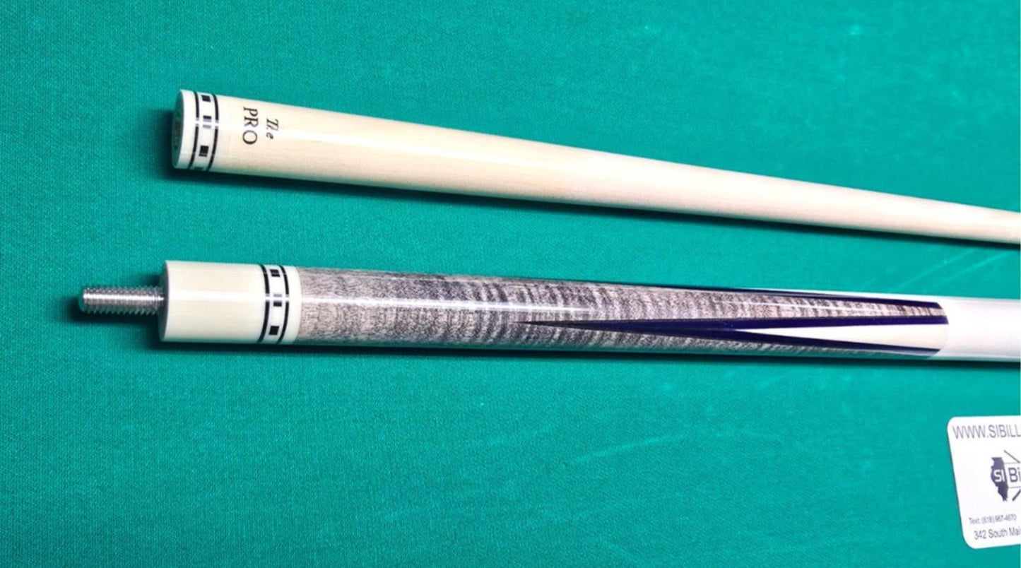 Meucci Economy Cure 7 Purple Pool Cue 19oz w/ 12.5mm Pro Shaft! Free Hard Case!