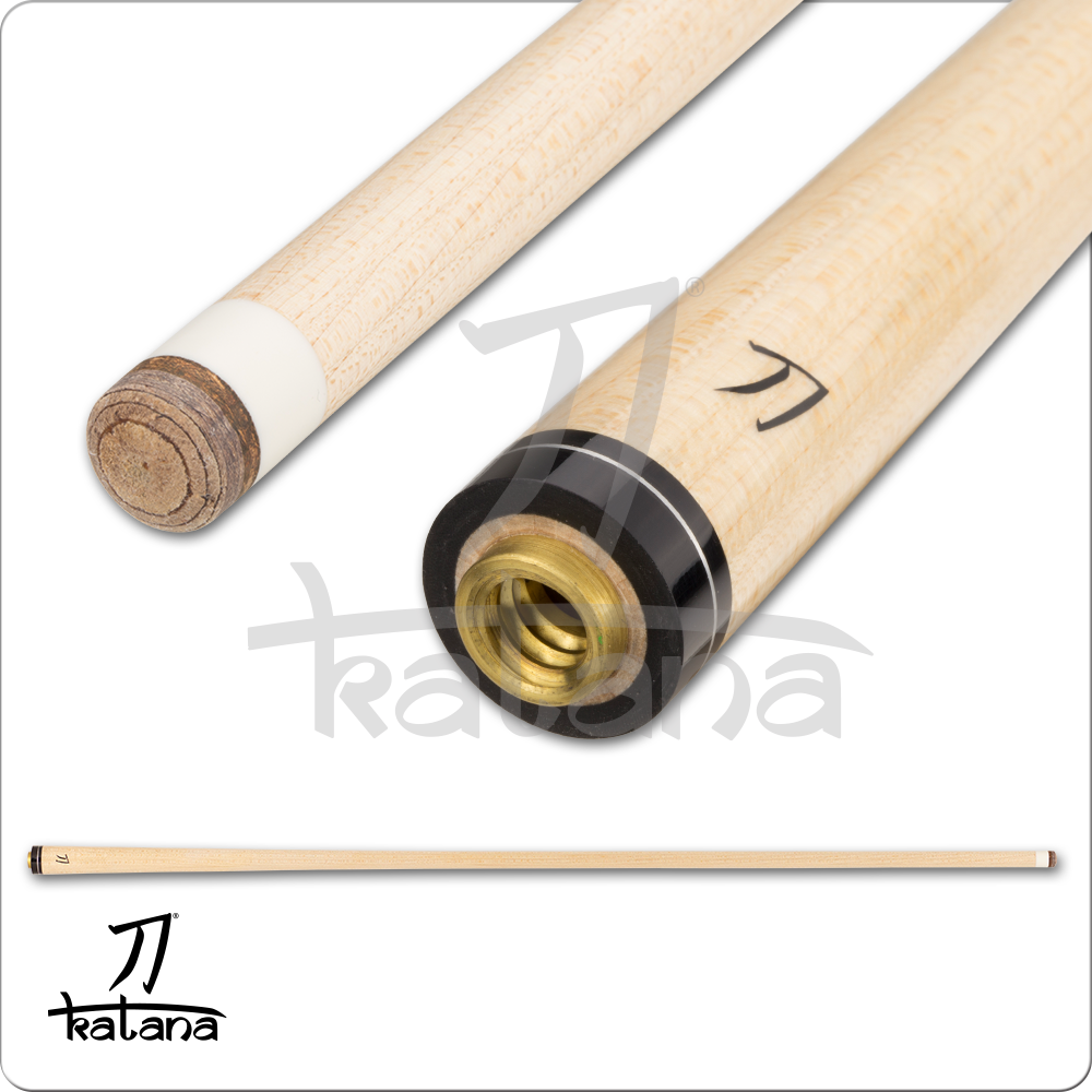 Katana KAT10 Birdseye Maple Cue Pool Cue w/ Joint Protectors & FREE Shipping 