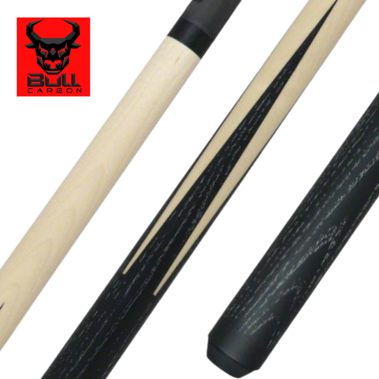 LD5 Black Sneaky Pete Pool Cue | 29" Carbon Fiber Shaft | Uni-Loc