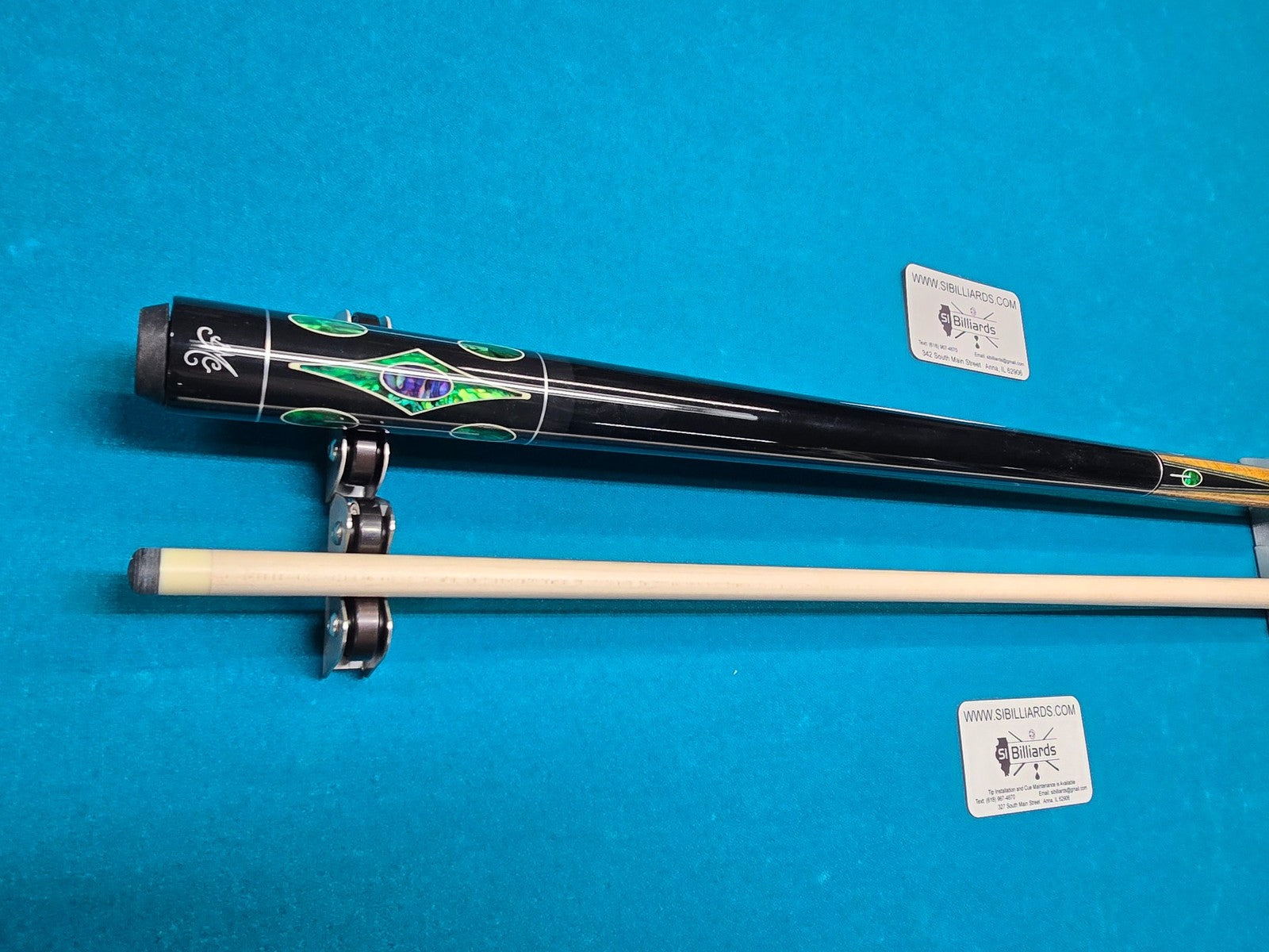 Meucci ANW‑3 All Natural Wood 3 Pool Cue, Pro Shaft, Bocote Handle - Free Case!