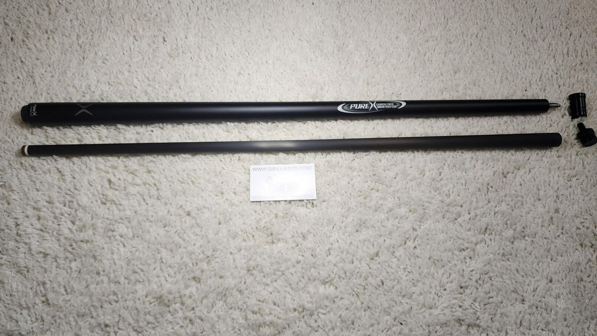 Pure X Carbon Fiber Break Cue With No Wrap! Free Shipping! Just Released!