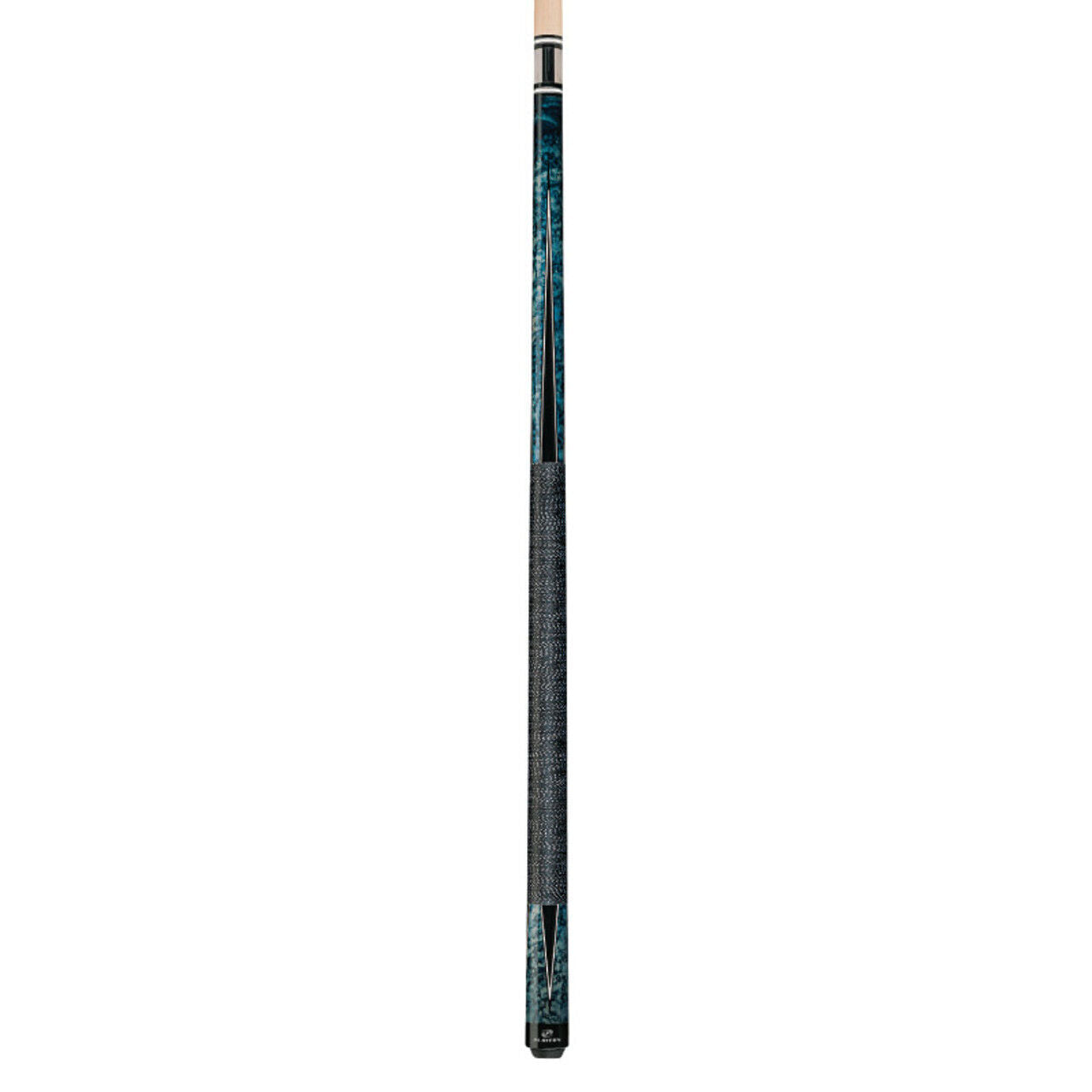 Players G1002 Cobalt Blue & Black Cue w/ Black/White Linen Wrap! Free Shipping!