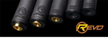 Predator Revo 12.4mm Carbon Fiber Pool Shaft with Uni-Loc Joint, Precision Play
