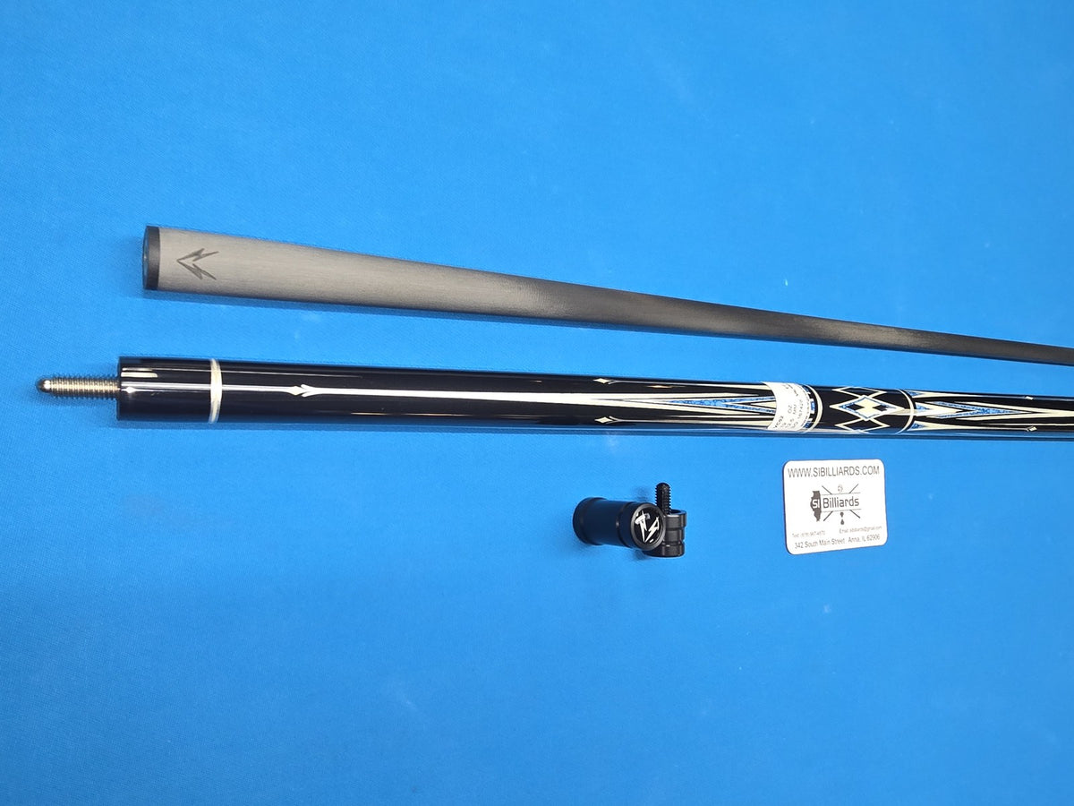 Valhalla VC02 Pool Cue 12.5mm Carbon Fiber Low Deflection Shaft, Wrapless