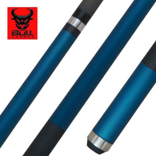 Bull Carbon LD14 Emerald Matte Cue | Leather Lore Wrap | Carbon Fiber Shaft