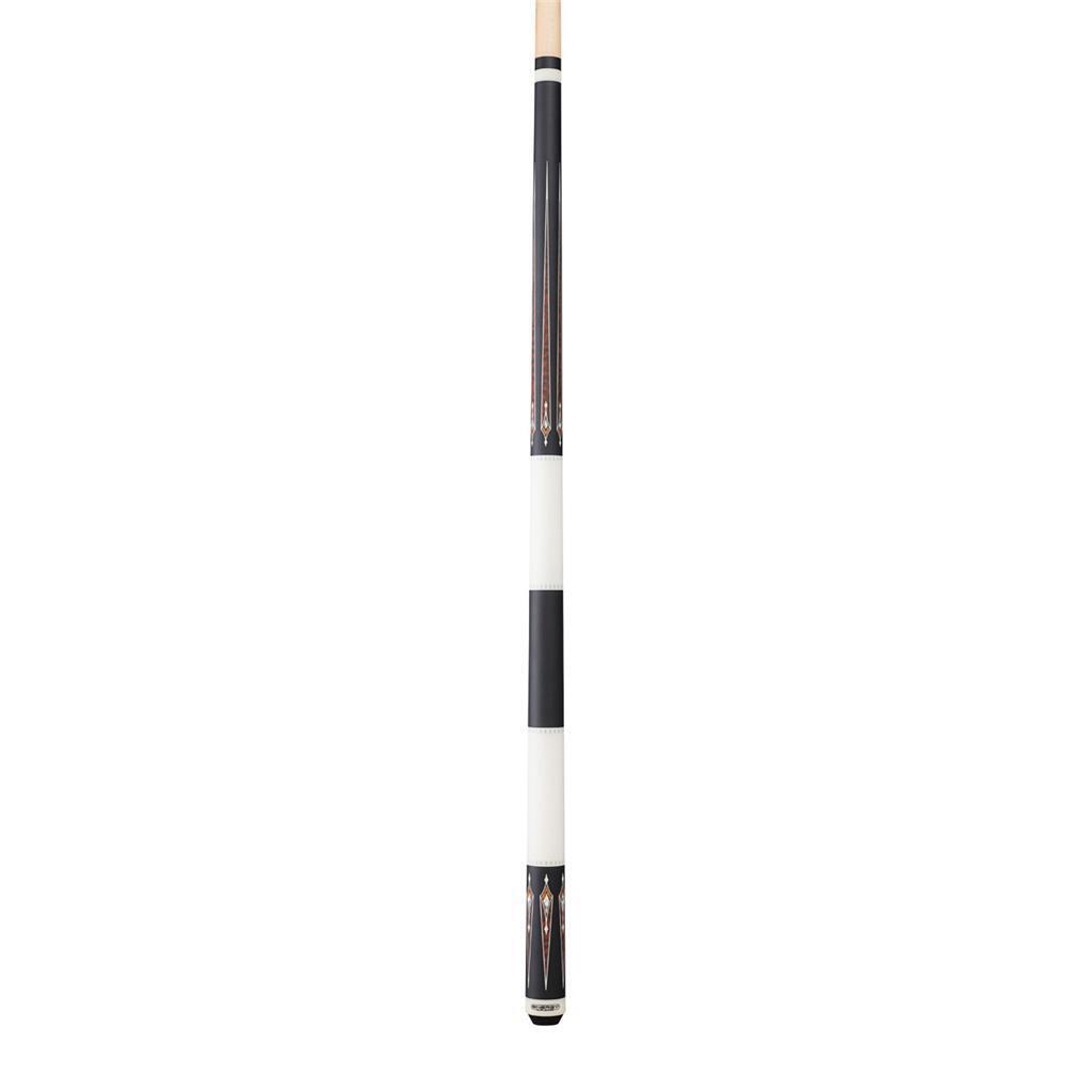 Players HC22 Cue | Matte Black, White, Snakewood, Thuya Burl & White w/black lin