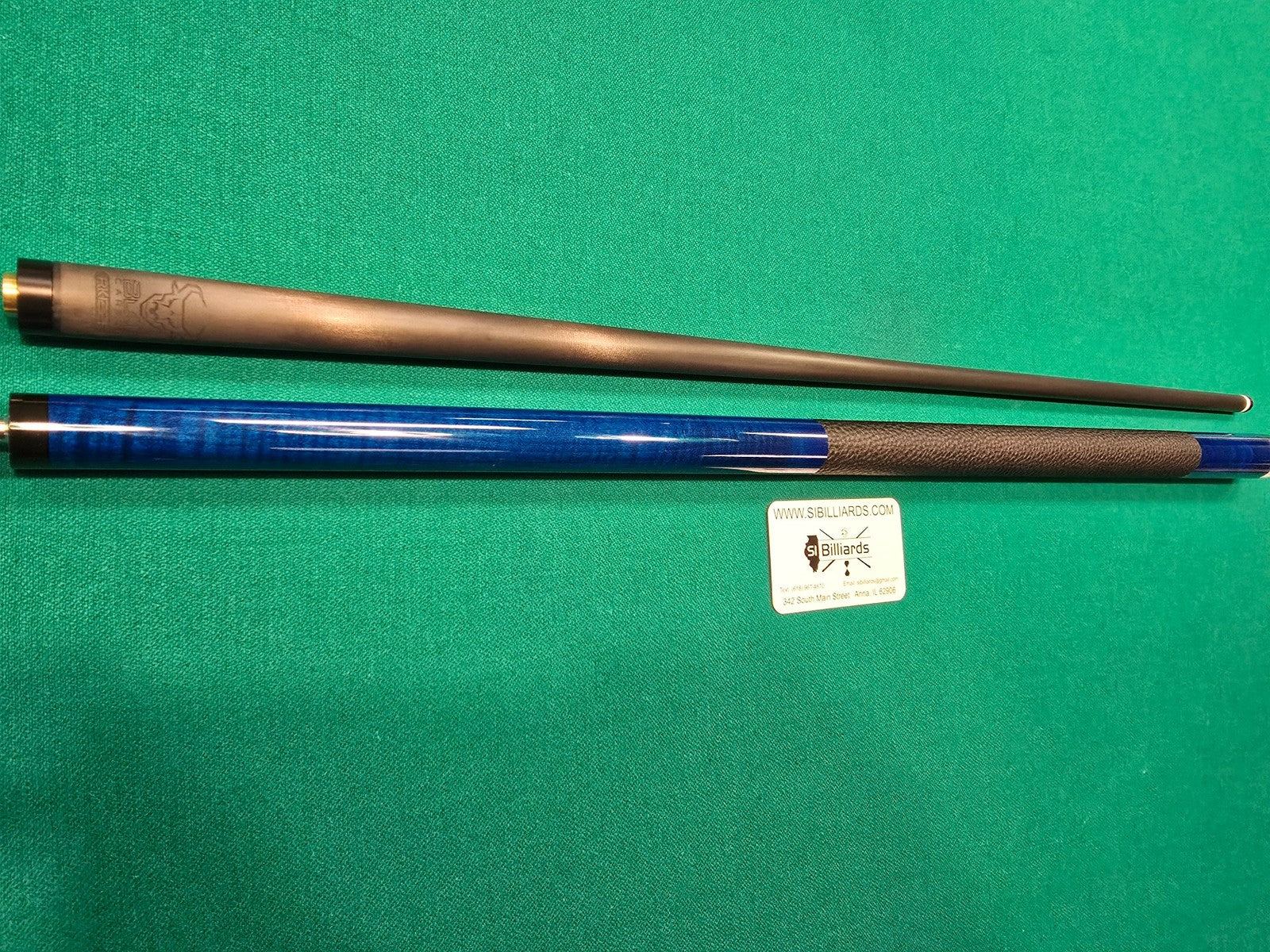 Bull Carbon BCC1BT Pool Cue Curly Maple w/ 29" RK 12.25mm Uniloc Shaft