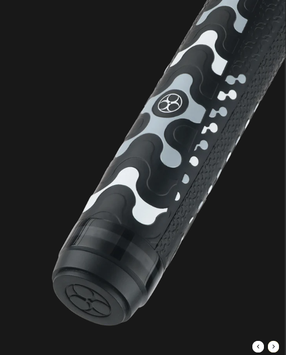 Poison VX Break Cue with Venom Carbon Fiber Shaft - Black/Gray 13mm