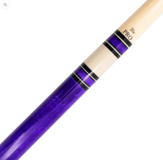 Meucci Luminous Purple Pool Cue 19oz w/ 12.5mm Pro Shaft! Free Hard Case!