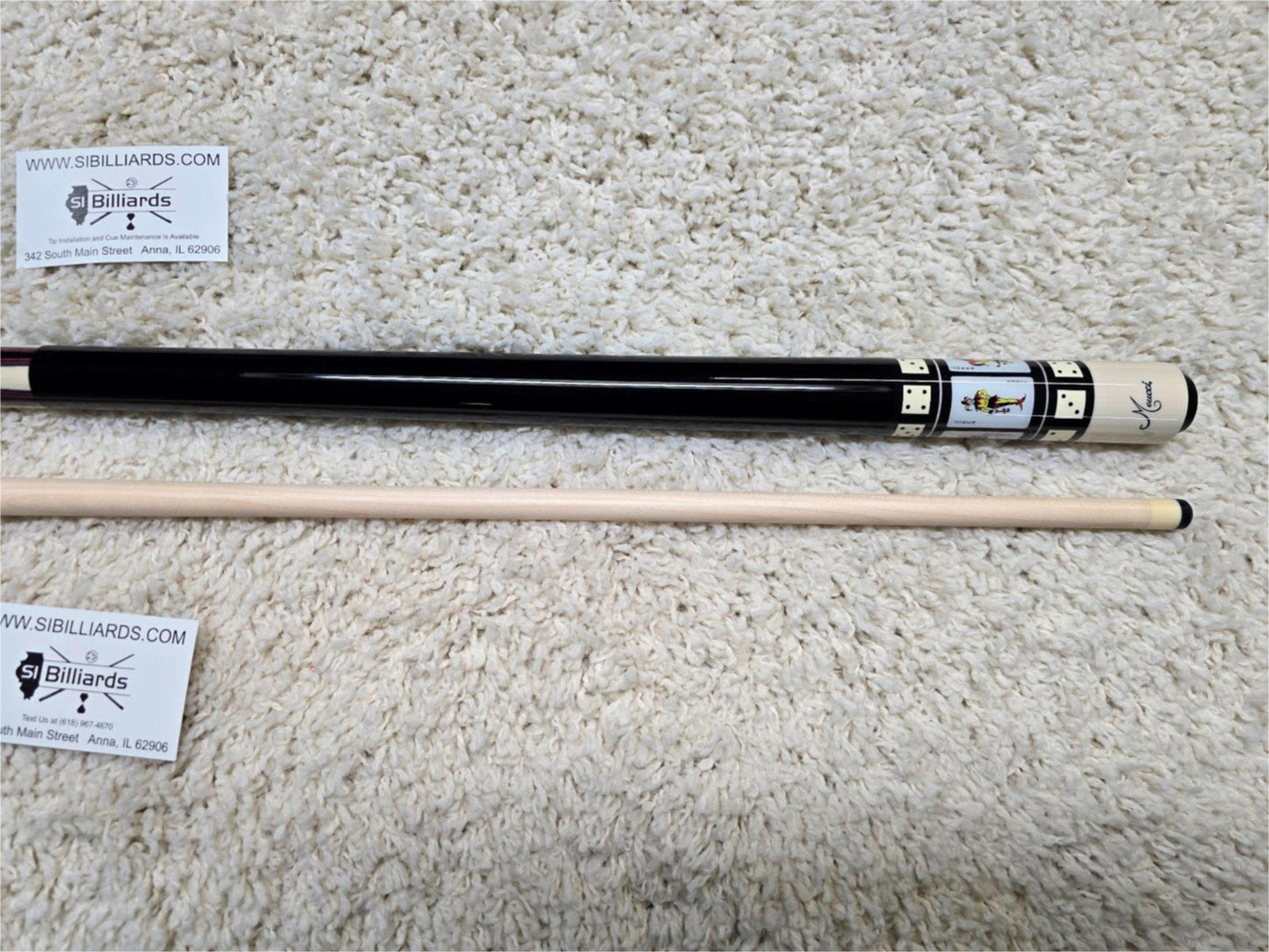 Meucci MEHOF04 Gambler Jokers Pool Cue 19oz Free Hard Case