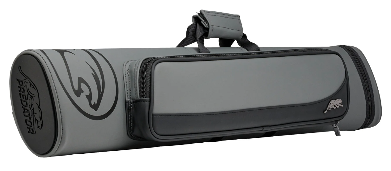 2x4 Predator Roadline Gray/Black Hard Cue Case - Double Straps  Free US Shipping