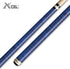 Xcel XC11 Blue Curly Design Pool Cue - Stylish 2-Piece Billiard Stick
