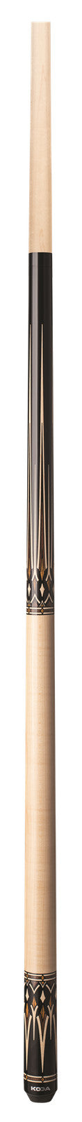 KODA KD53 Pool Cue Black Cocobolo Maple Graphics 19 oz 13 mm Play Cue