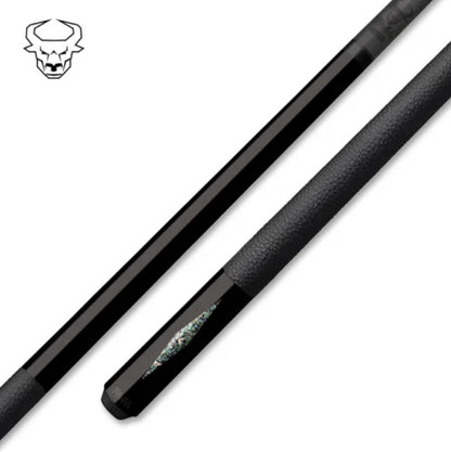 Bull Carbon BCD1BK Pool Cue with Carbon Fiber Shaft, Galaxy Abalone Inlay