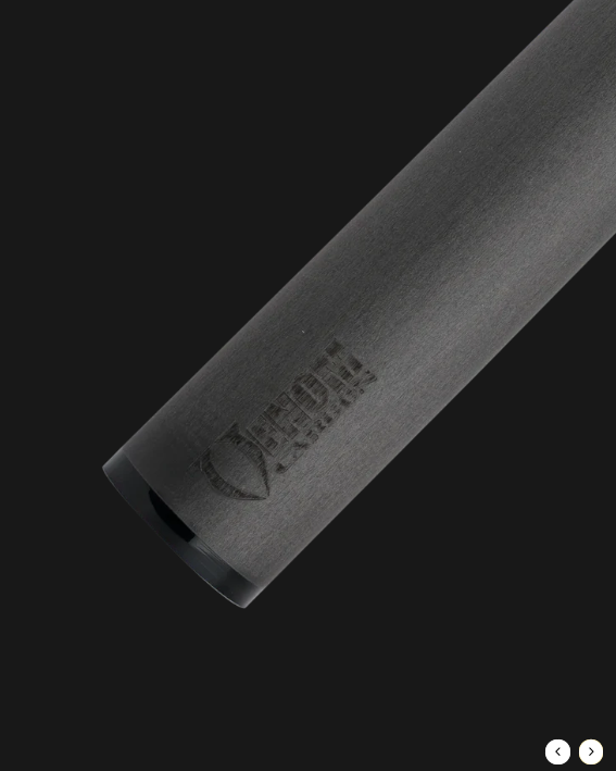 Poison VX Break Cue with Venom Carbon Fiber Shaft - Black/Gray 13mm