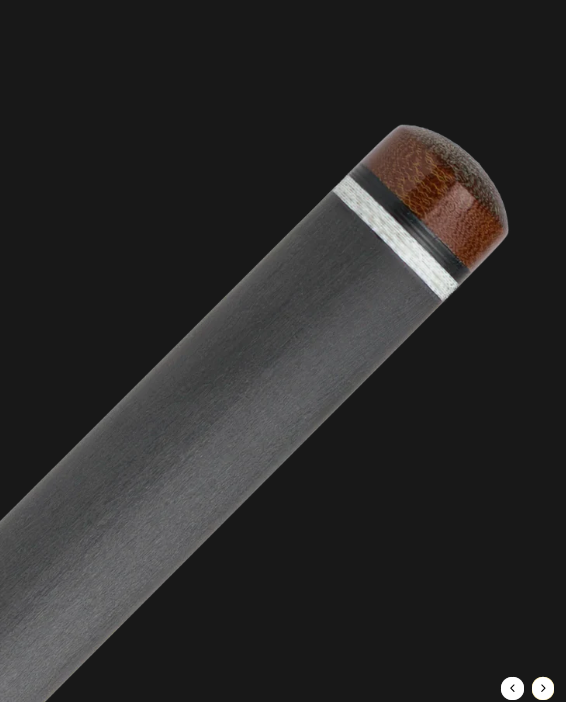 Poison VX Break Cue with Venom Carbon Fiber Shaft - Black/Gray 13mm