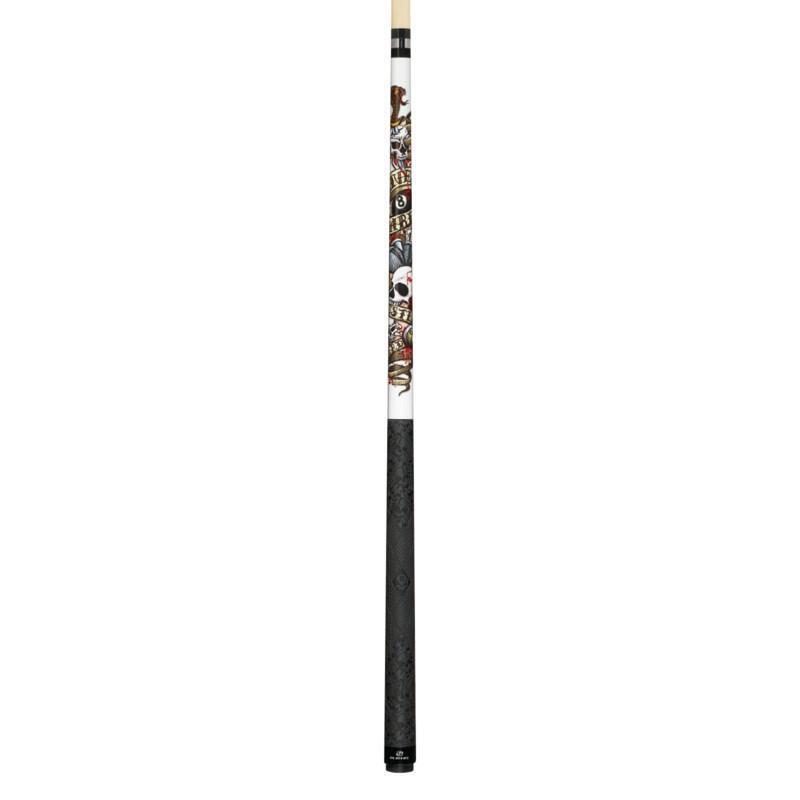 Players D-LH Tattoo Live Hard Design Pool/Billiards Cue Stick Free Shipping!