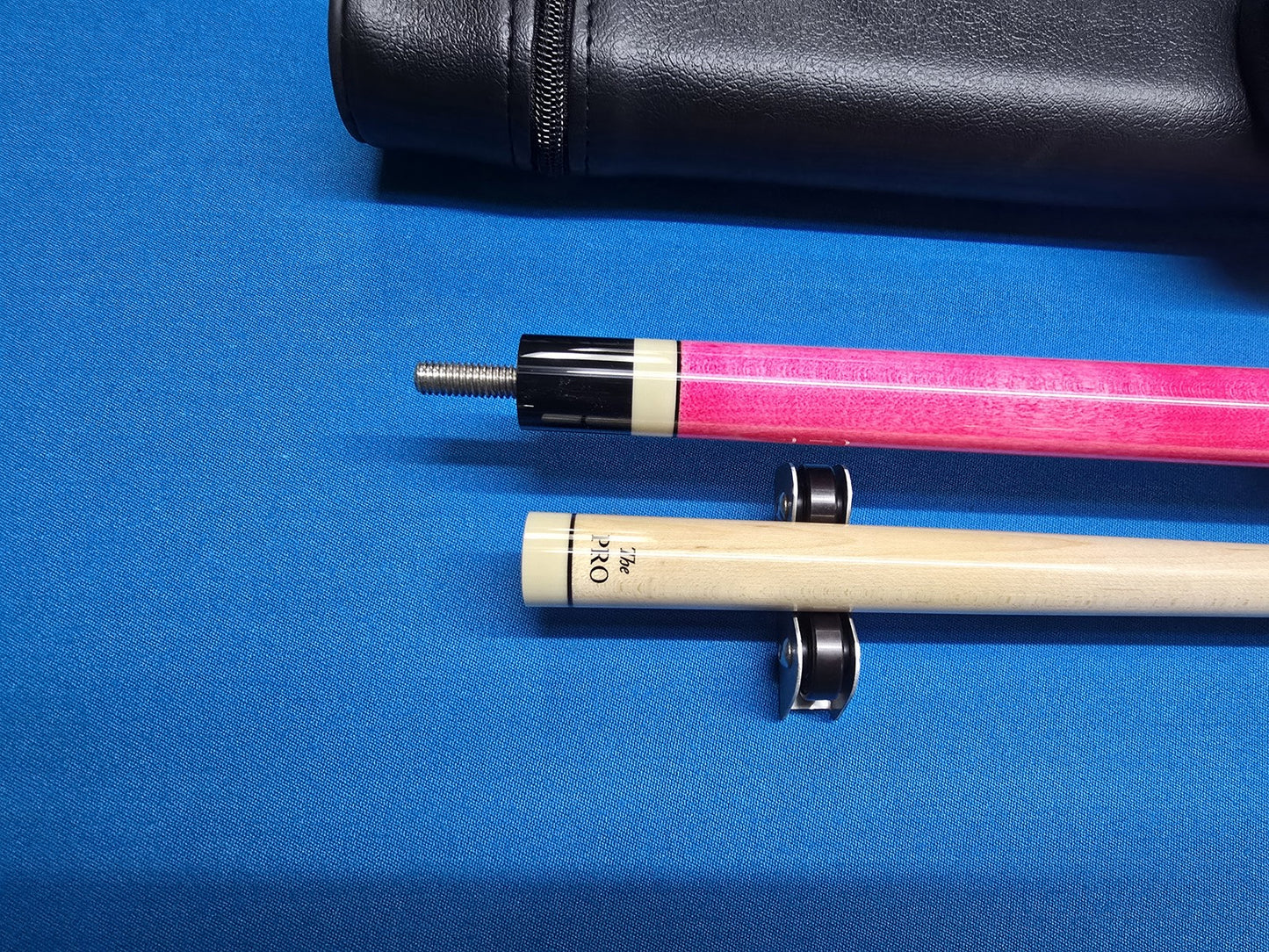 Meucci European Pool Cue - Pink - 12.5mm Pro Shaft - Free 1X1 Hard Case!