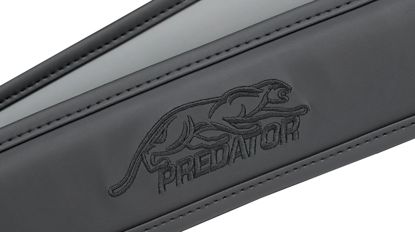 3x5 Predator Roadline Gray/Black Hard Cue Case - Double Straps  Free US Shipping
