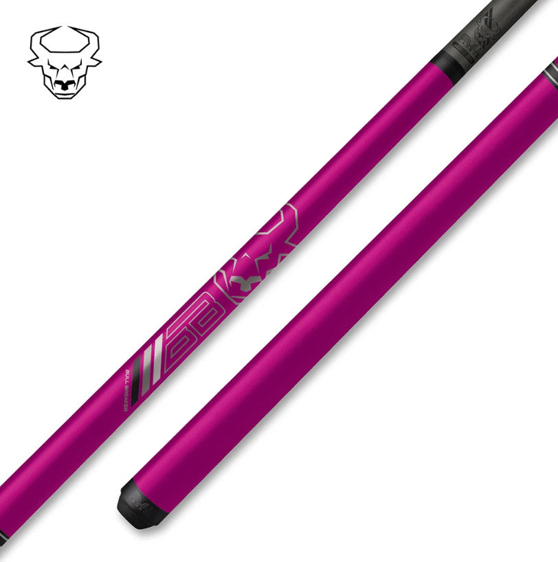 Bull Carbon BCBBPKN Pink Carbon Fiber Break Cue No Wrap 12.85mm