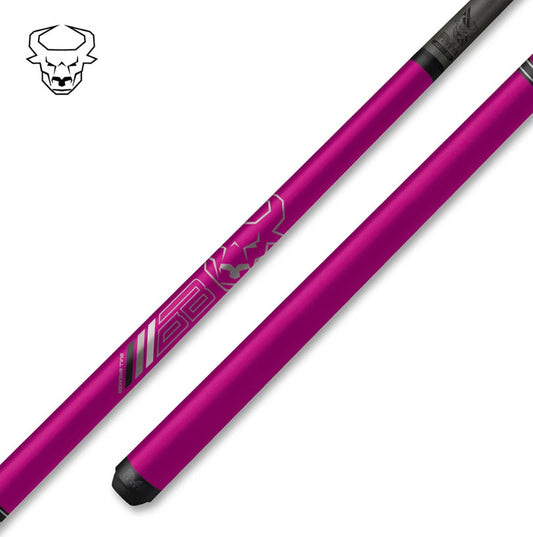 Bull Carbon BCBBPKN Pink Carbon Fiber Break Cue No Wrap 12.85mm