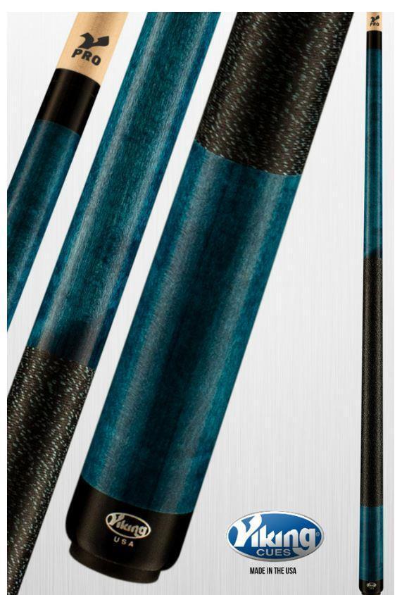 Viking B2210 Linen Wrap Pool Cue w/ 13 mm V PRO Shaft (Teal) - Free Shipping