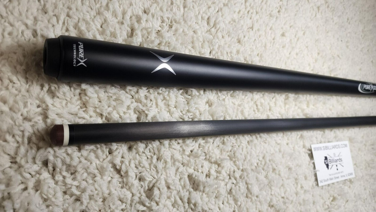 Pure X Carbon Fiber Break Cue With No Wrap! Free Shipping! Just Released!