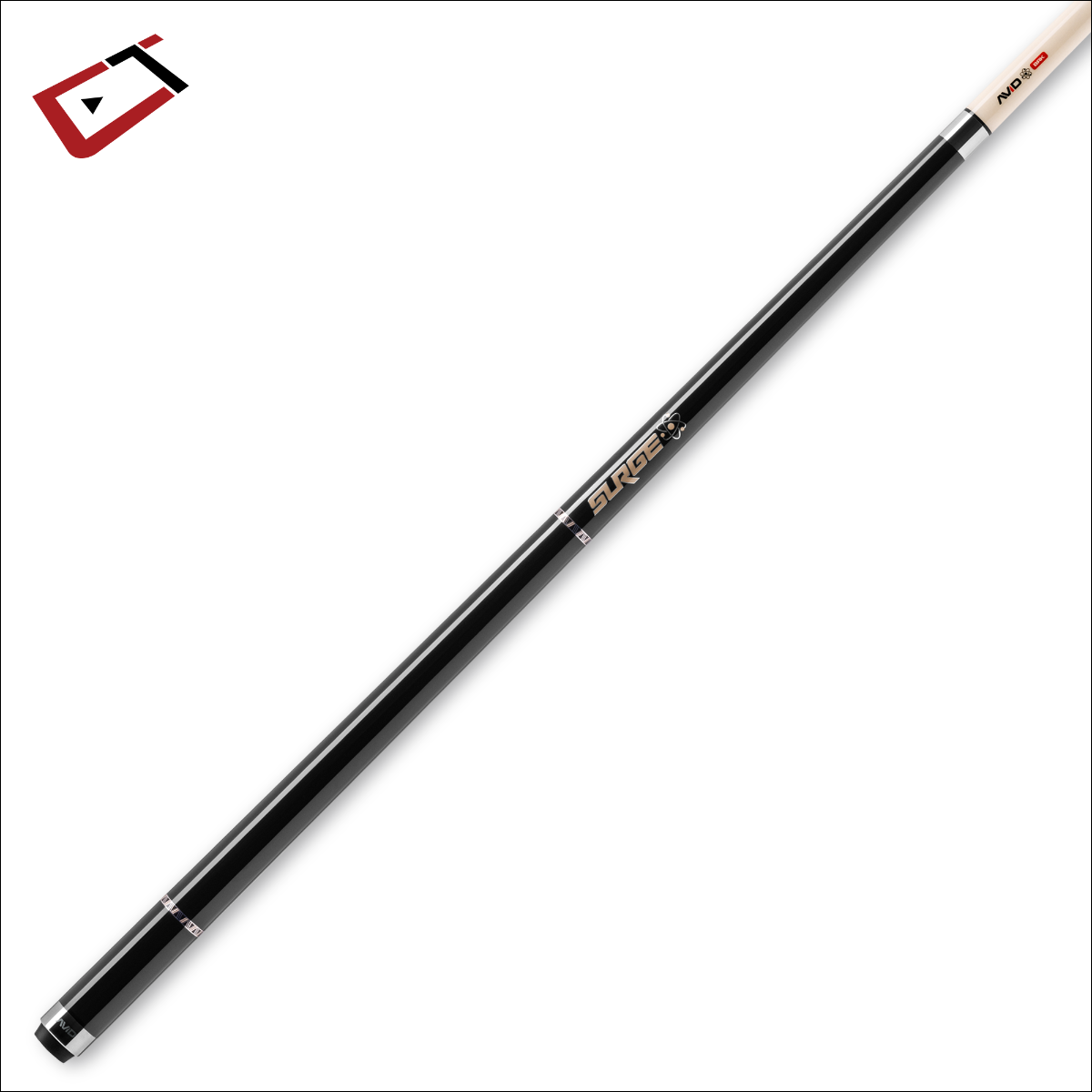 Cuetec AVID Surge Break Cue Black Gold Pool Billiard Cue Stick 19oz