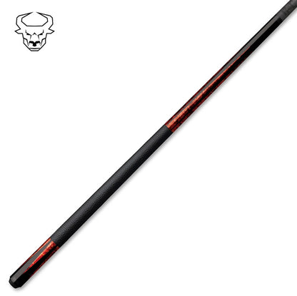 Bull Carbon BCL20 Pool Cue – Carbon Fiber Shaft – Uni‑Loc – Red Abalone Inlays