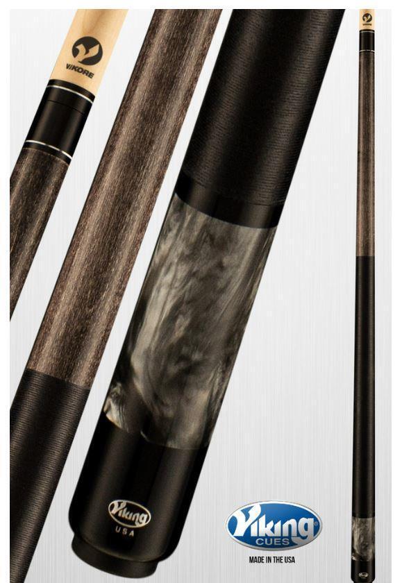 Viking B2801 Linen Wrap Pool Cue w/ 13 mm Vikore Shaft (Smoke) - Free Shipping