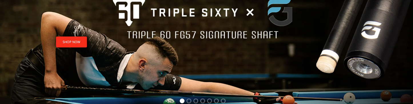 Triple 60 FG57 Signature Playing Shaft Pick Your Joint Insert!