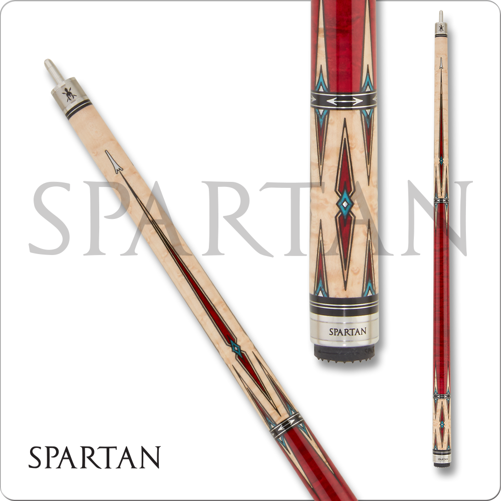 Spartan SPR05 Pool Cue Birdseye Maple No Wrap 12.75 mm Shaft! Free Shipping!!