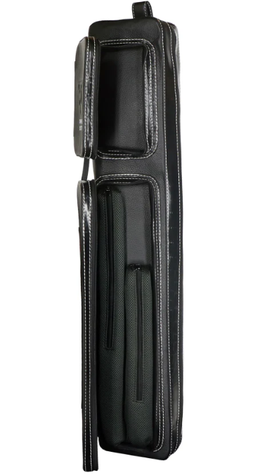 Triple 60 Fedor Gorst 4X8 Custom Crocodile Leather Butterfly Soft Cue Case-Black
