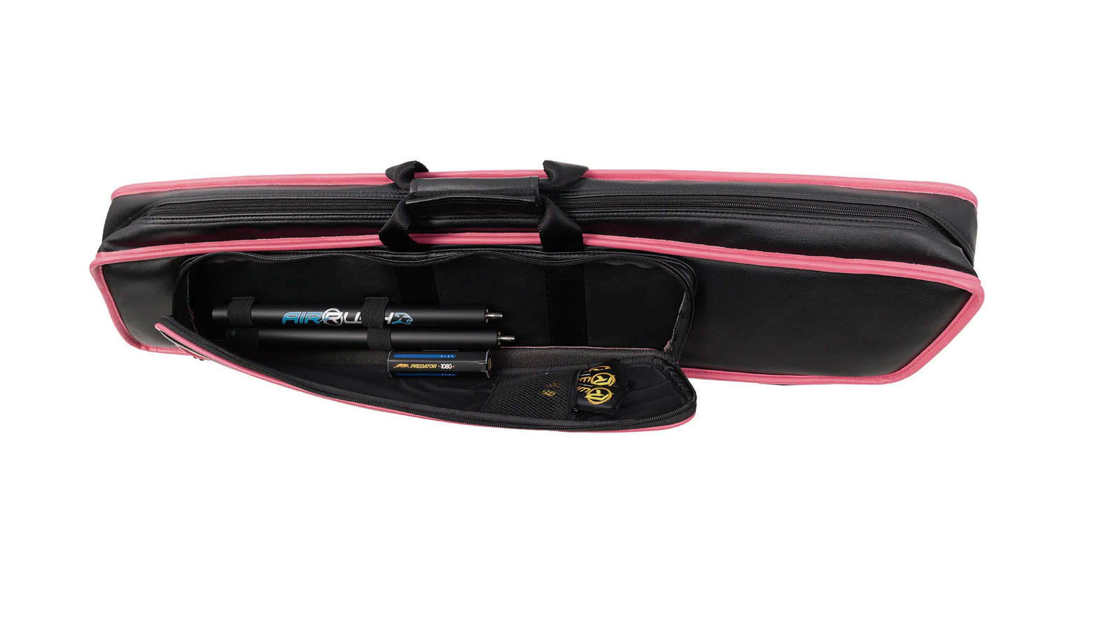 Predator Roadline Black/Pink Pool Cue Soft Case - 4 Butts x 8 Shafts New!