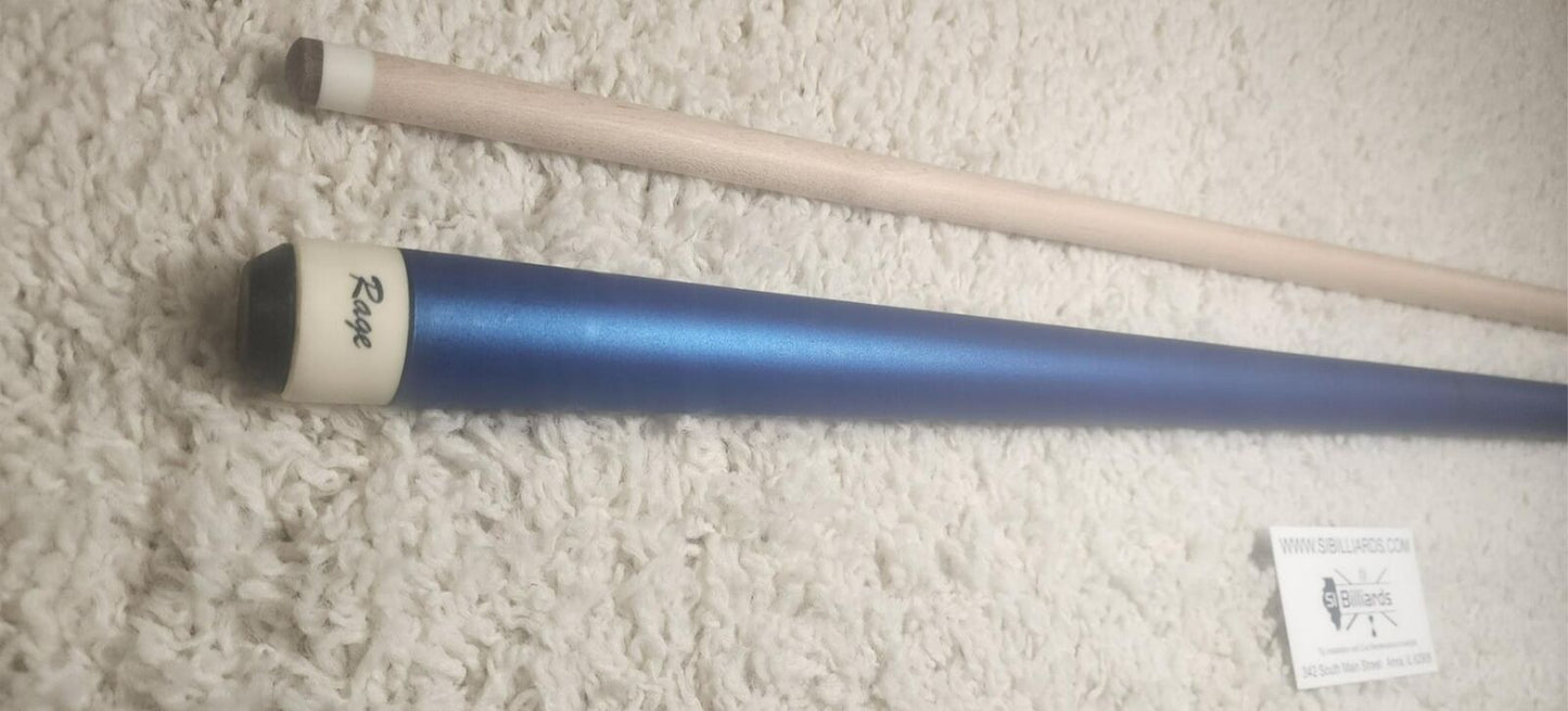 New Rage - RGJBHH-BL - Heavy Hitter BLUE Break/Jump 25oz cue - 14mm Shaft